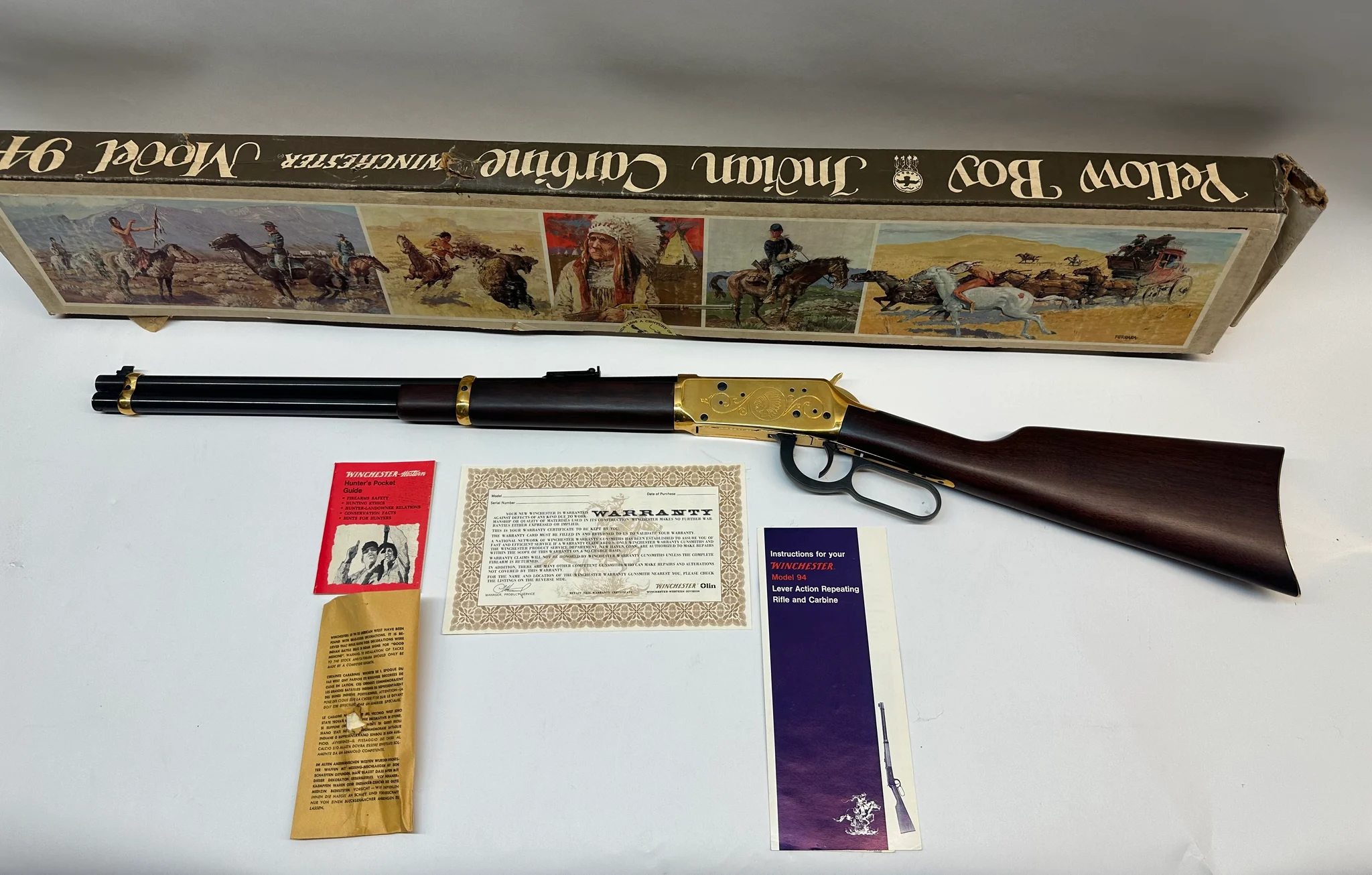 WINCHESTER MODEL 1894 YELLOW BOY INDIAN CARBINE (Used)