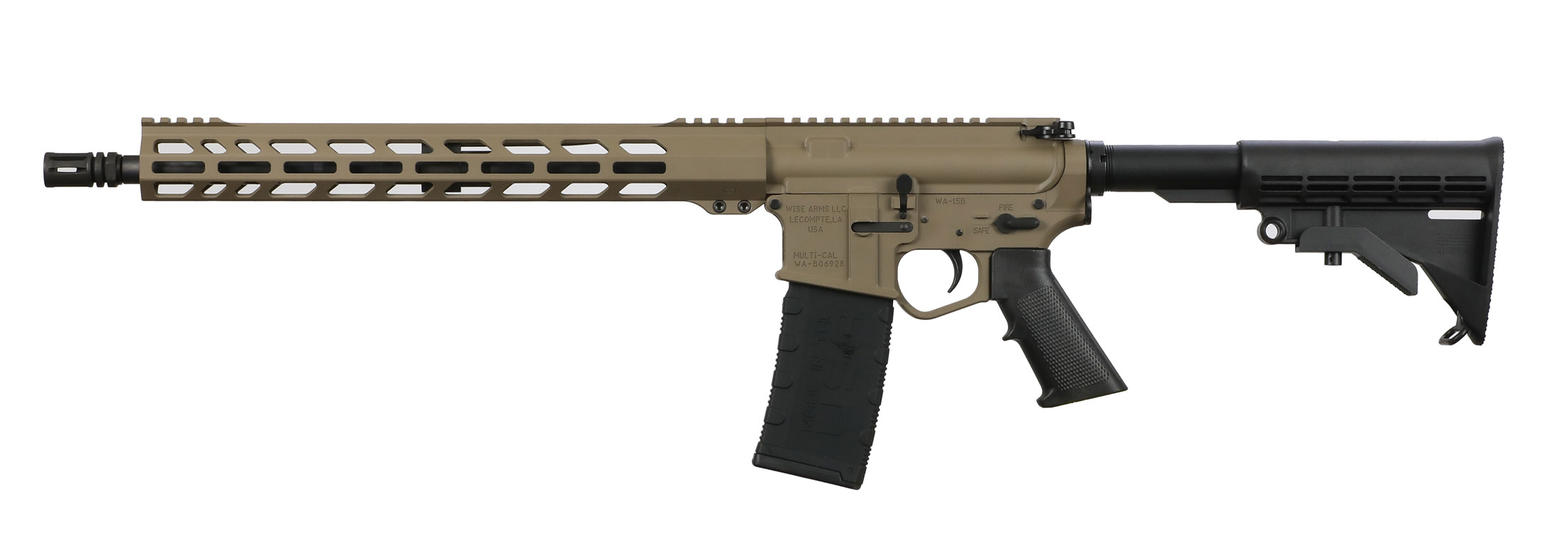 Wise Arms WA-15B .300 Blackout FDE 16" Rifle
