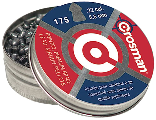Crosman CopperHead .22 14.3 gr Pointed Pellet, 175/pack - P022