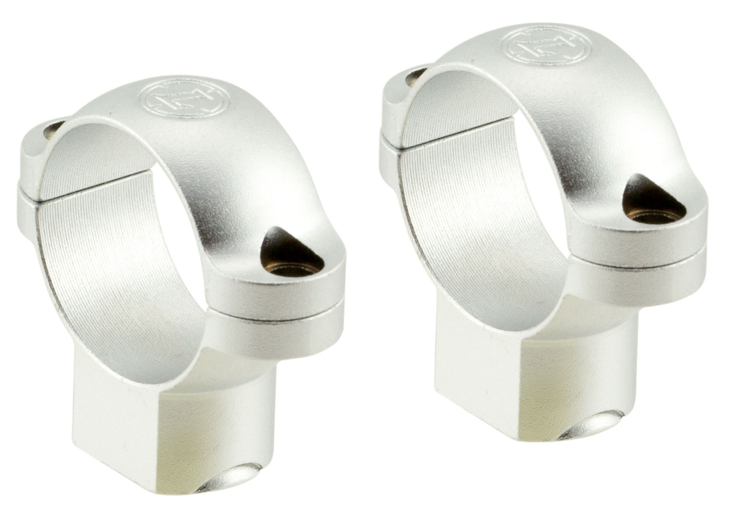 Leupold 1" High Steel 2-Piece Standard Extended Scope Ring, Silver - 49905