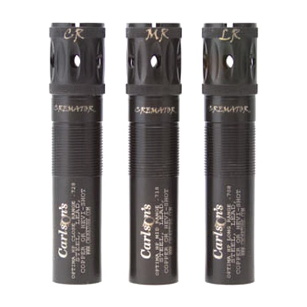 Carlson's Choke Tubes Cremator 12 Gauge Mid/Long Range Beretta Optima HP Ported Waterfowl 2-Pack Choke Tube, Black - 11562