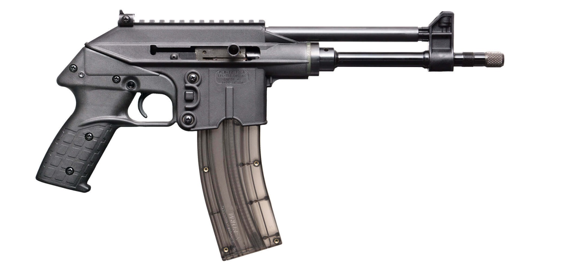 Kel-Tec PLR-22 .22 LR Pistol - 10" Threaded Barrel, 26rd