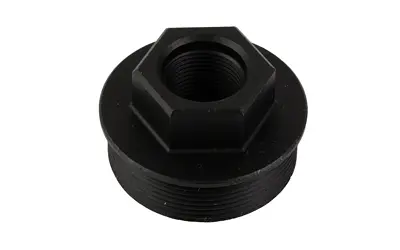 YHM 1/2"-28 CRBNE ADPTR SDWNR M2 BLK