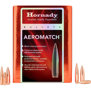 Hornady 305071   30Cal .308 168gr Hollow Point Boat Tail 500 Per Box/6 Case