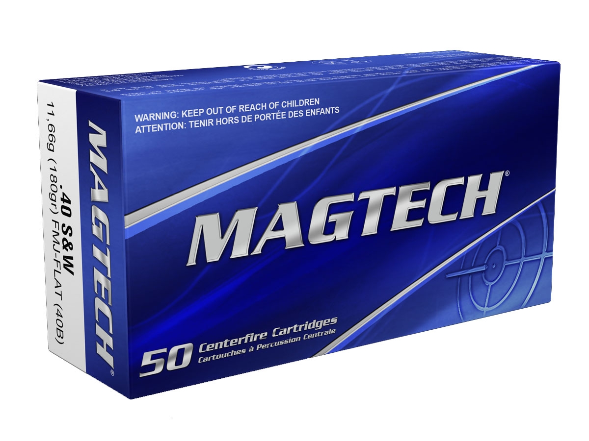 MAGTECH 40S&W 180GR FMJ 50/1000 - No Credit Card Fees - Low, flat rate shipping