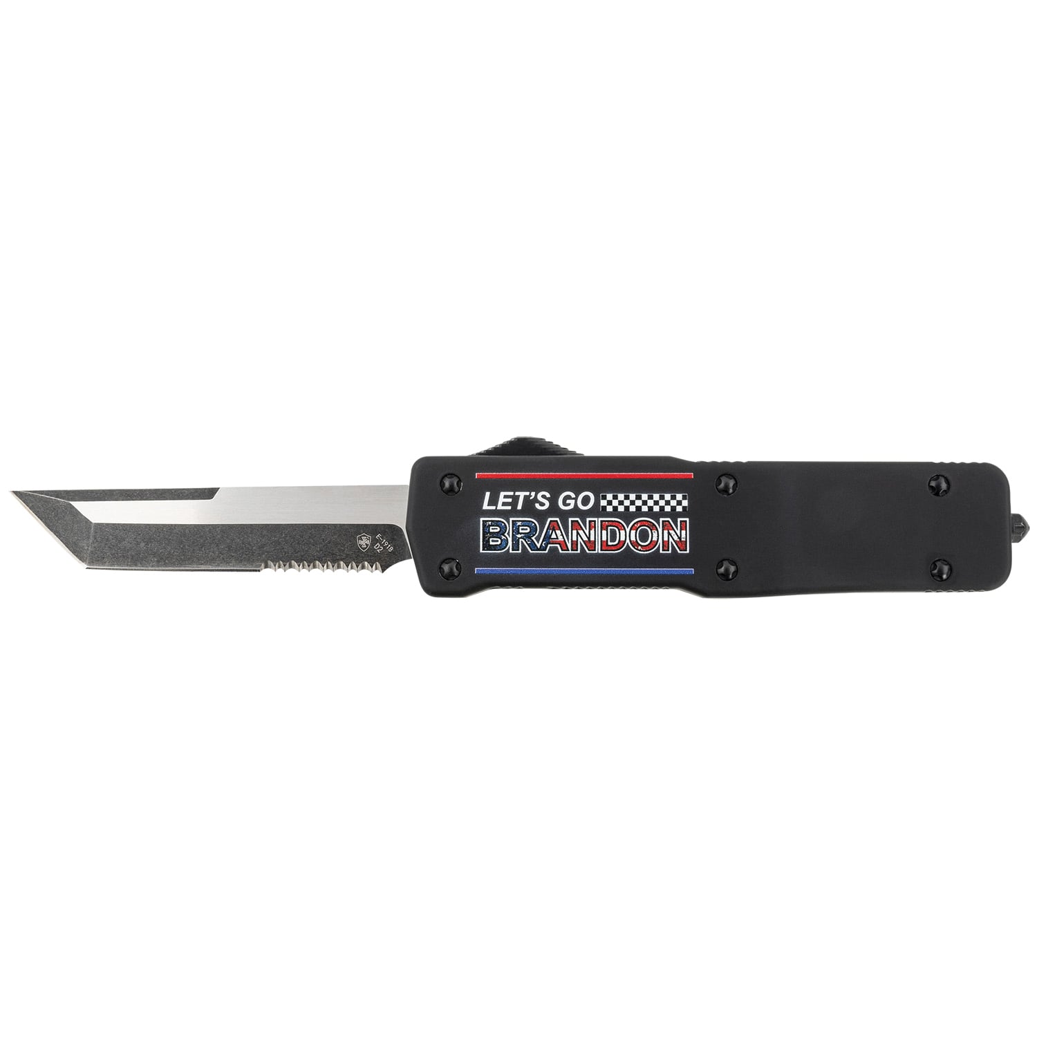 Templar Knife Premium Weighted Large OTF Knife Tanto, Black - LZ-LGB-52-1