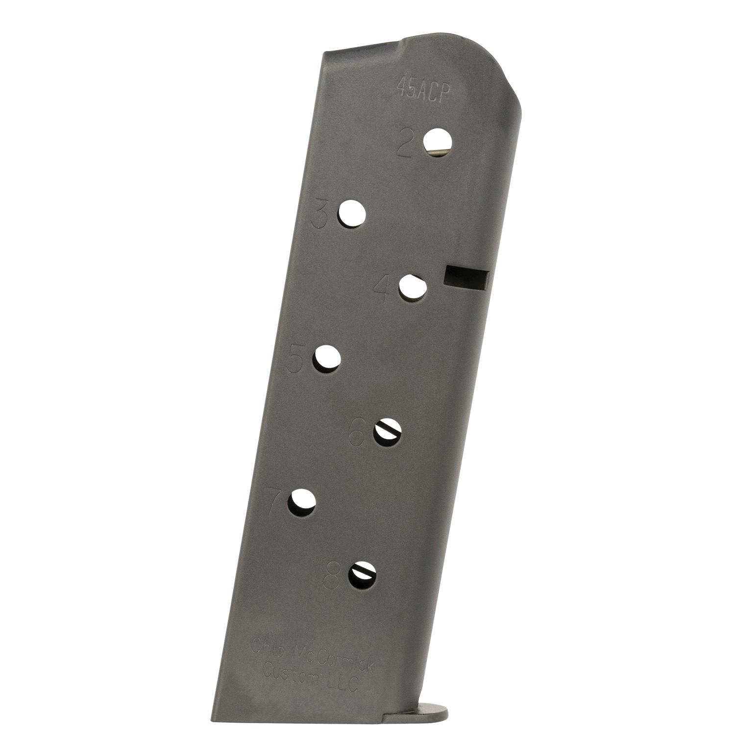 Chip Mccormick Custom 8rds .45 ACP Magazine, Black - MMG45FS8BP