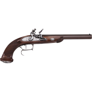 Pedersoli Le Page Target Flintlock Muzzleloading Pistol 44 Caliber 10" Browned Barrel Walnut Stock