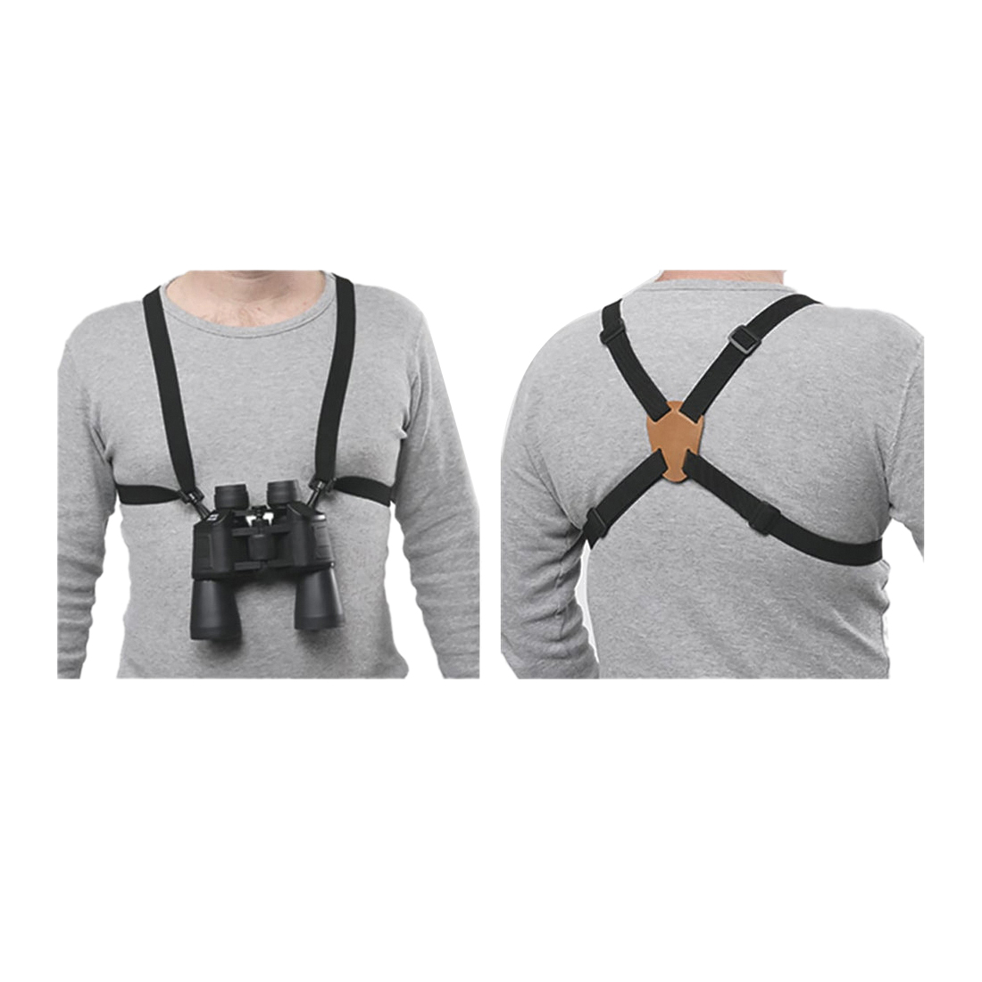 Bulldog Cases Adjustable/Stretching Binocular Harness, Black