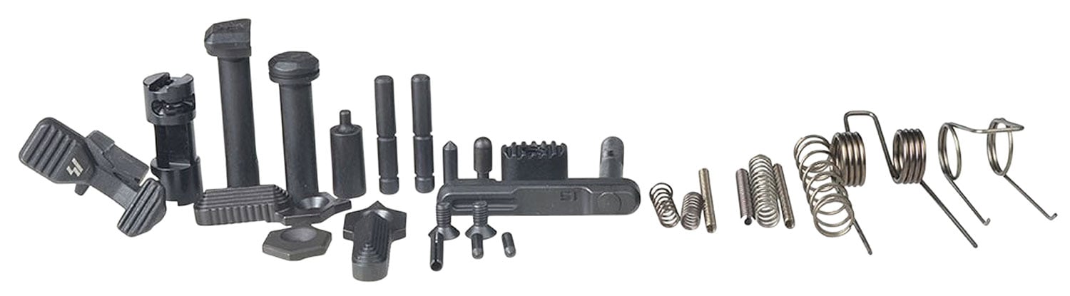 Strike Industries Enhanced Lower Receiver Parts Kit, Black - AR-E-LRPLT