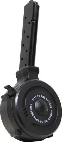 IVER JOHNSON MAGAZINE 1911 FS - 45ACP 28RD DRUM BLACK