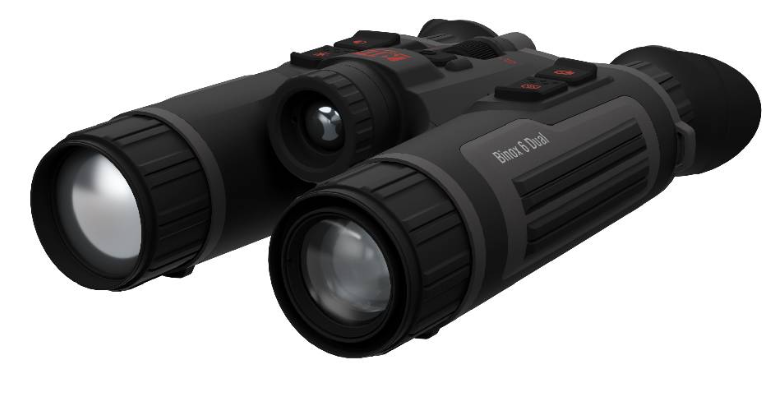 ATN Binox-6 Dual, Day/Night/Thermal Multi Spectral Binocular, Thermal: 256x192, Day/Night 4K UHD, built-in LRF-MSBNB6225A
