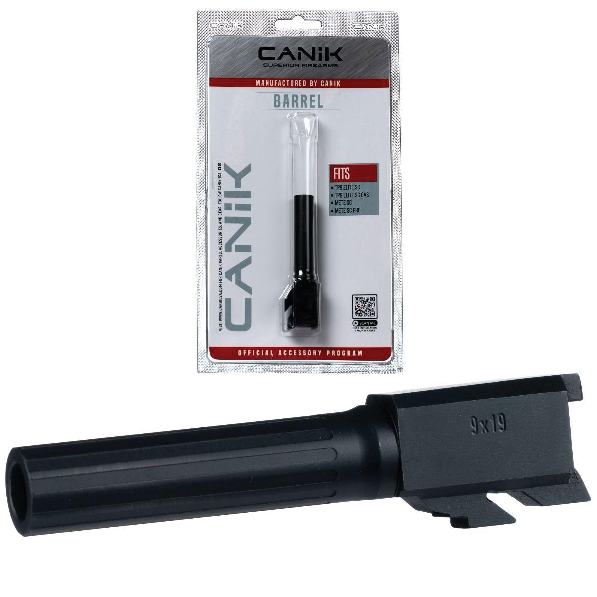 Canik Barrel 9mm 3.60" Fits TP9 Elite Sub-Compact, Black