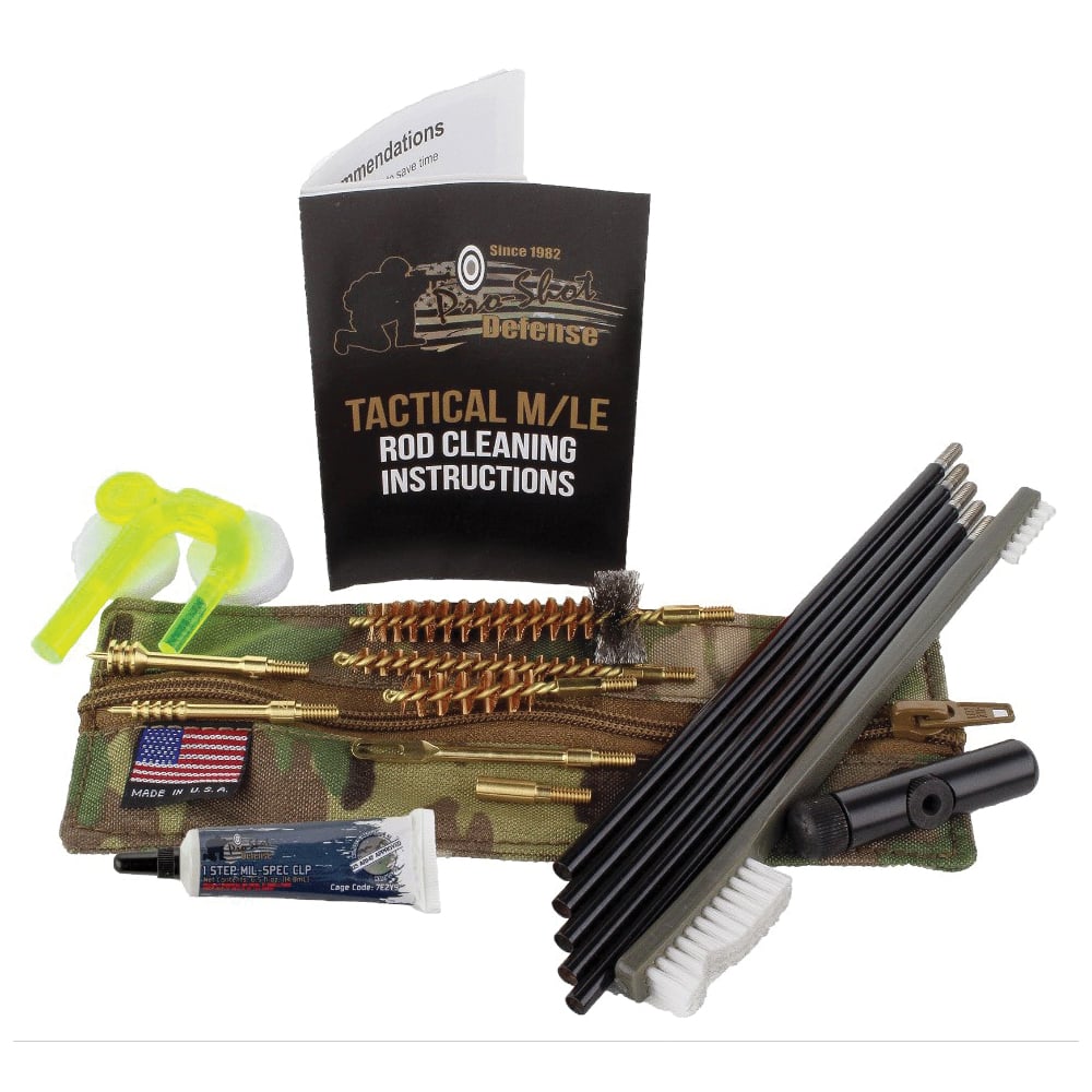 Pro-Shot Ruck Rod Cleaning System, Multi-Camo - RUCK-MC-5.56/9MM