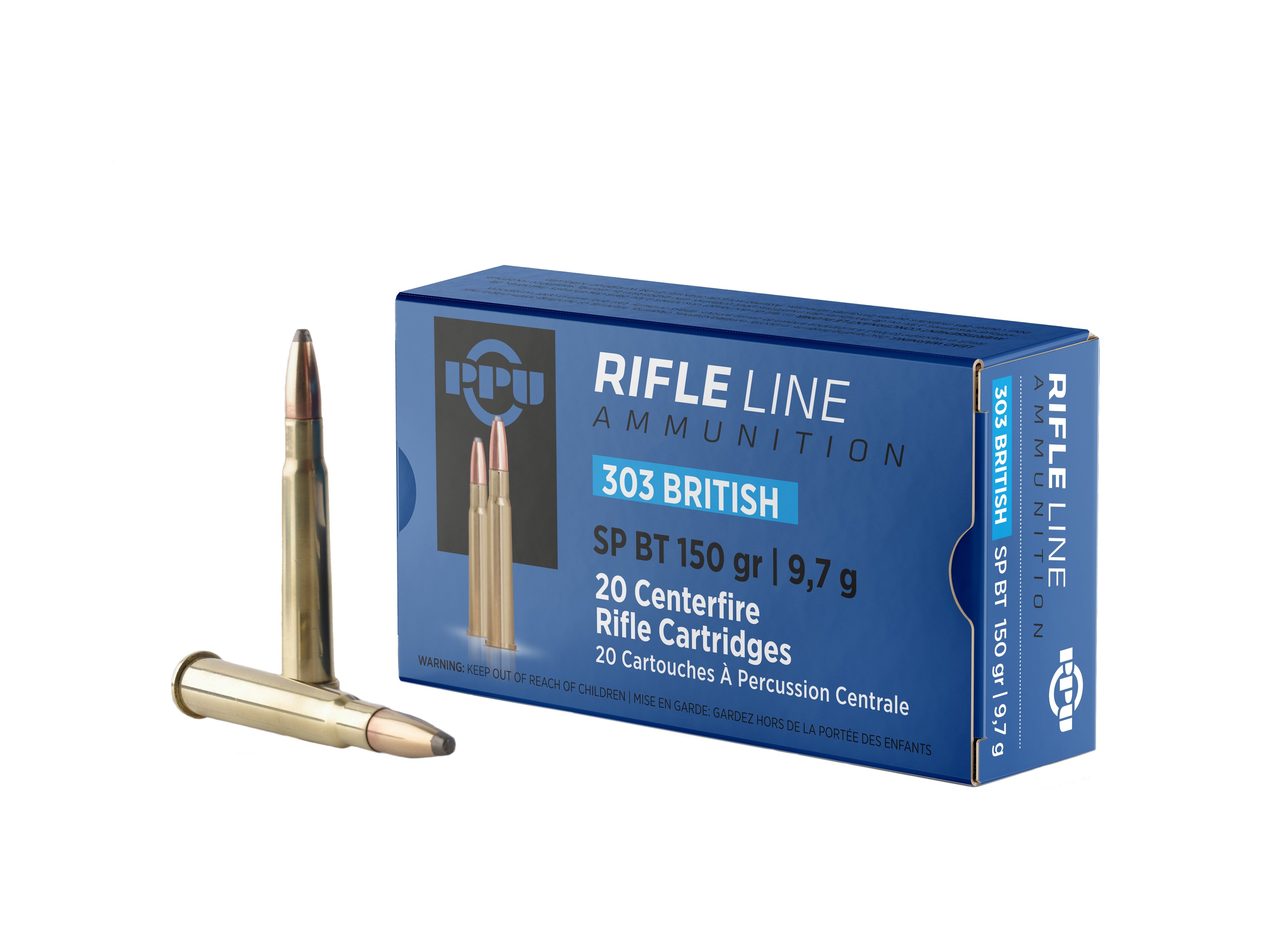 PPU 303 BRITISH SP 150GR 20/200 - No Credit Card Fees - Low, flat rate shipping