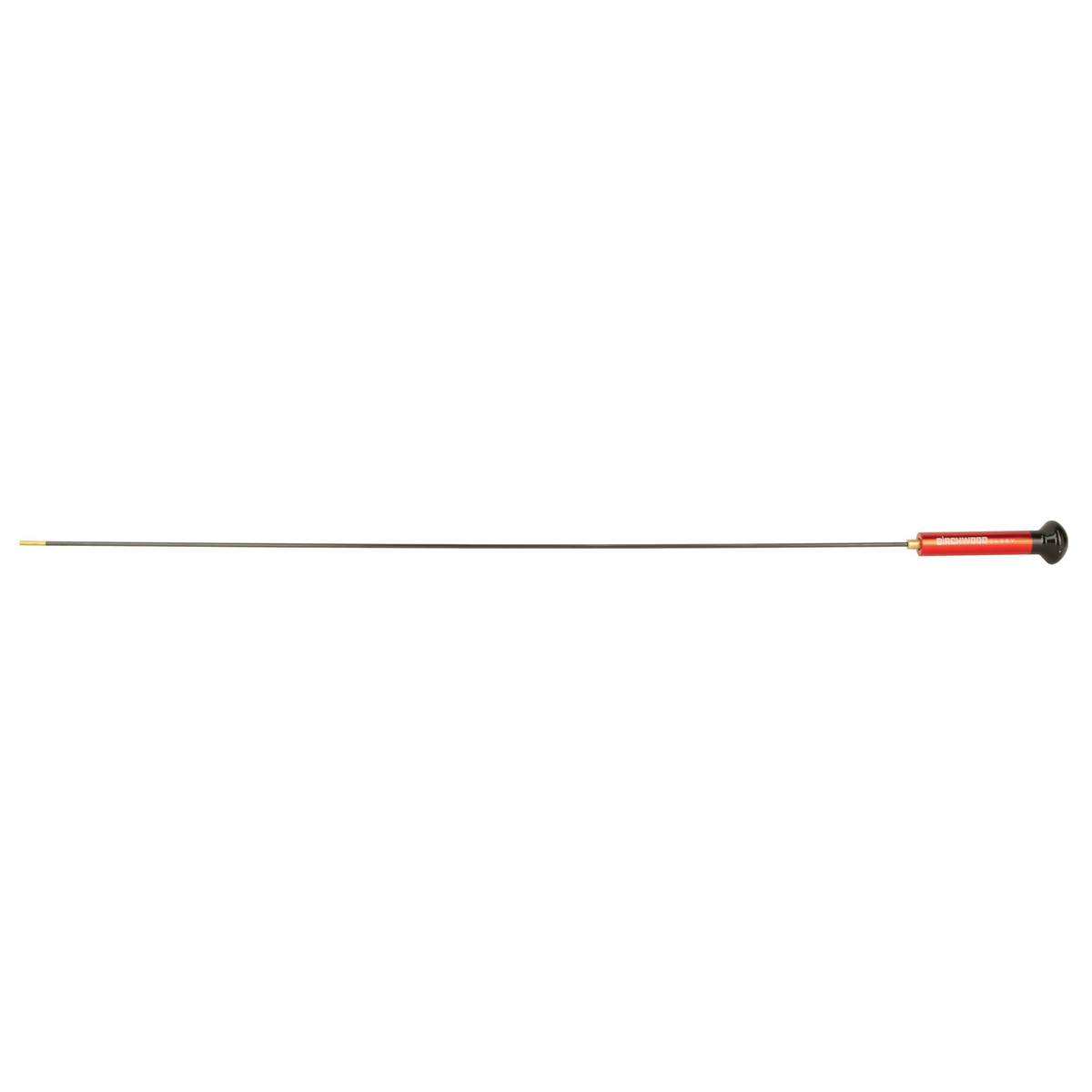 Birchwood Casey Premium Carbon .22 Cal/.264 Cal 36" 1-Piece Cleaning Rod, Black/Red