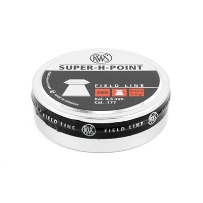 RWS Super H-Point Field Line .177 Airgun Pellets, 300 Pack - 2317403