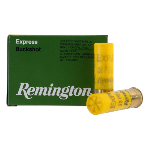 Remington Express 2 3/4" 3 Buckshot 20 Gauge Ammunition - 5 Rounds