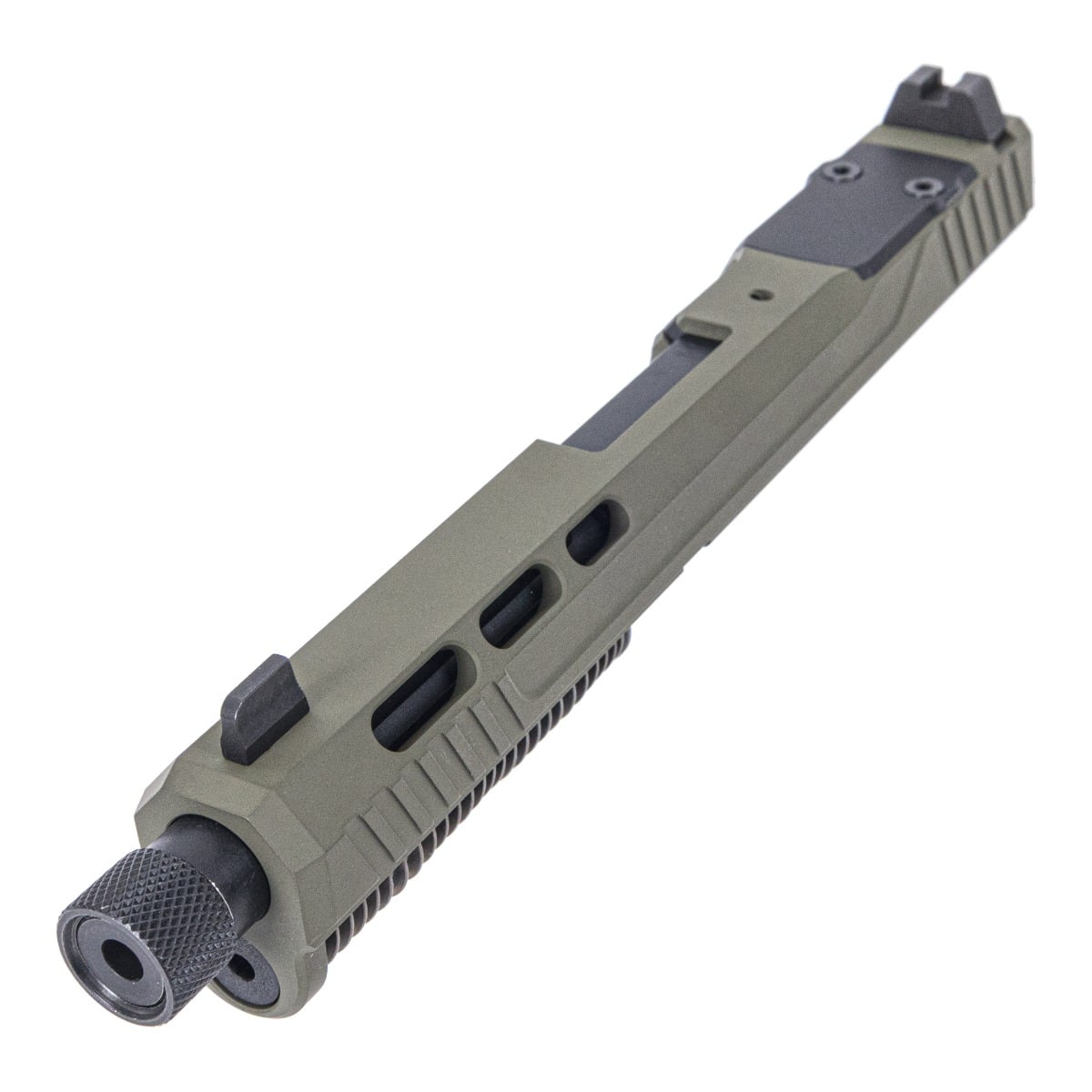 PSA 5.7 Rock Complete RK1 Optics Ready Slide with Threaded Barrel, Sniper Green