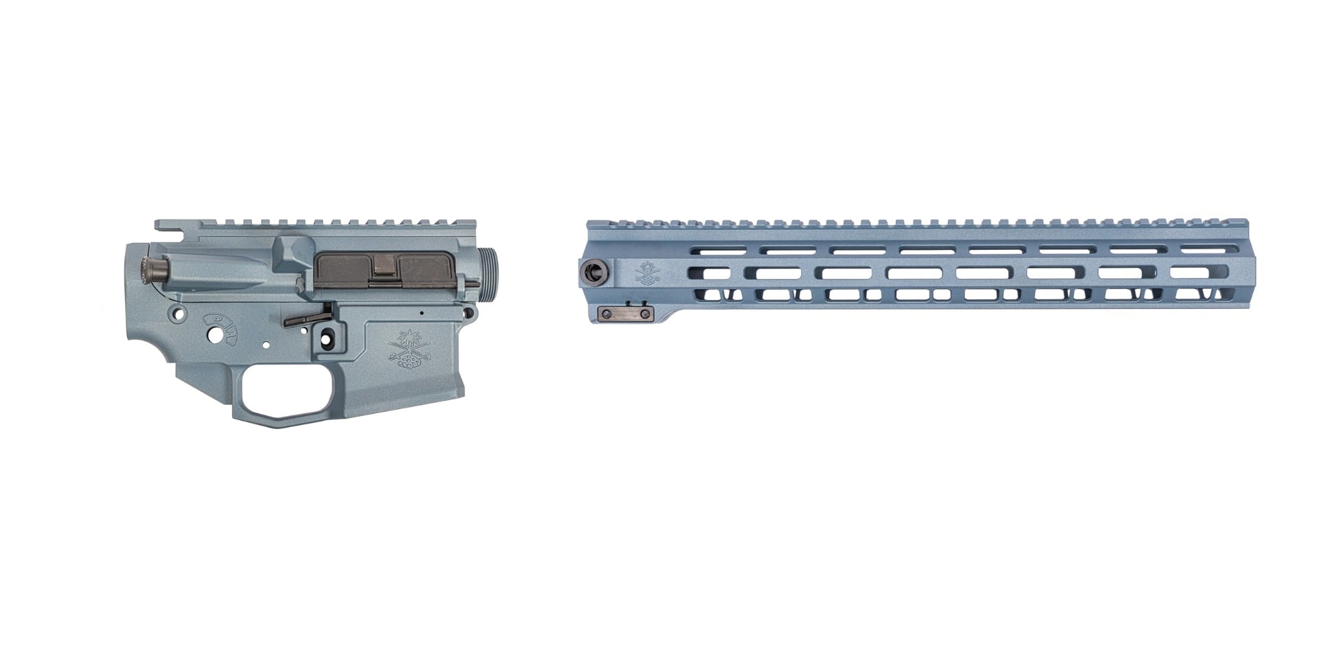 Sabre-IC Builder Set - 15" QDSM V2 Rail, Blue Titanium