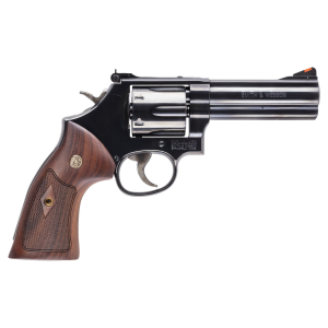 Smith & Wesson 150909 586 Classic Single/Double 357 Magnum 4 6 rd Wood Grip Blued