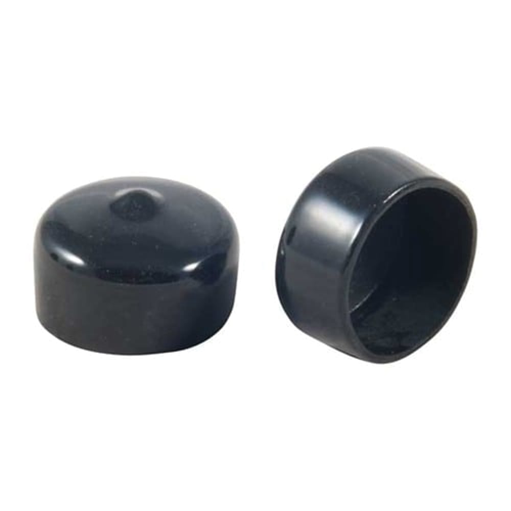 Brownells 1" Vinyl Tube Cap, Black Pack of 100