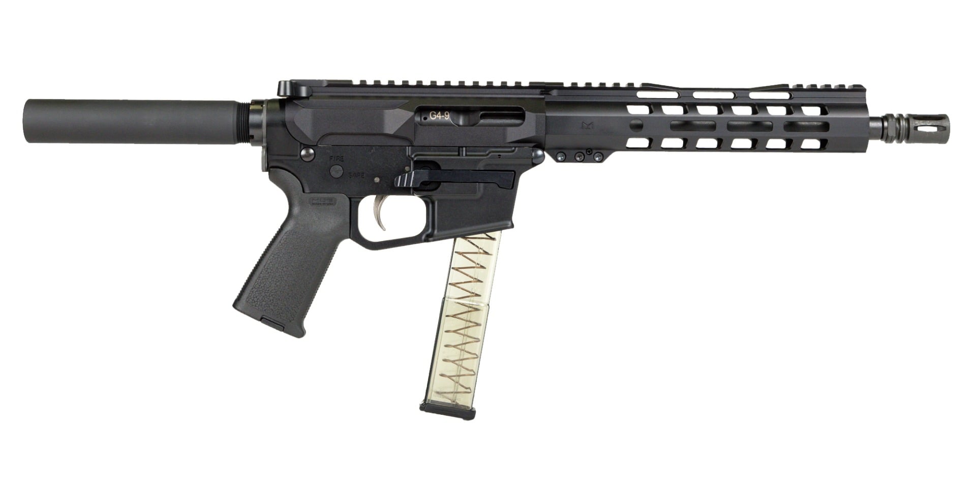 PSA Gen4 10.5" 9mm 1/10 Lightweight M-Lok MOE Pistol