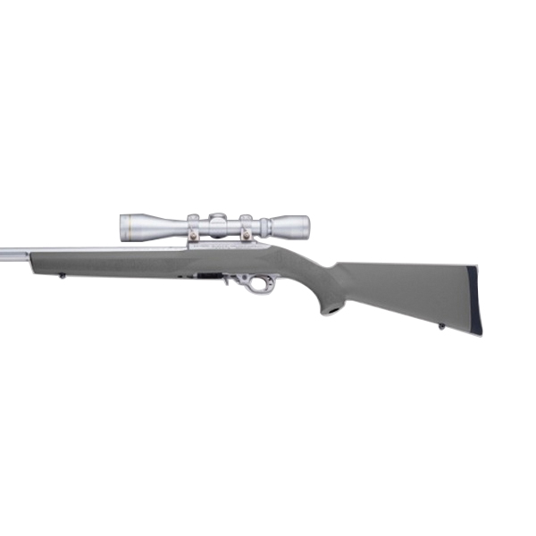 Hogue Stock w/0.92" Barrel Channel Fits Ruger 10/22, Slate Gray
