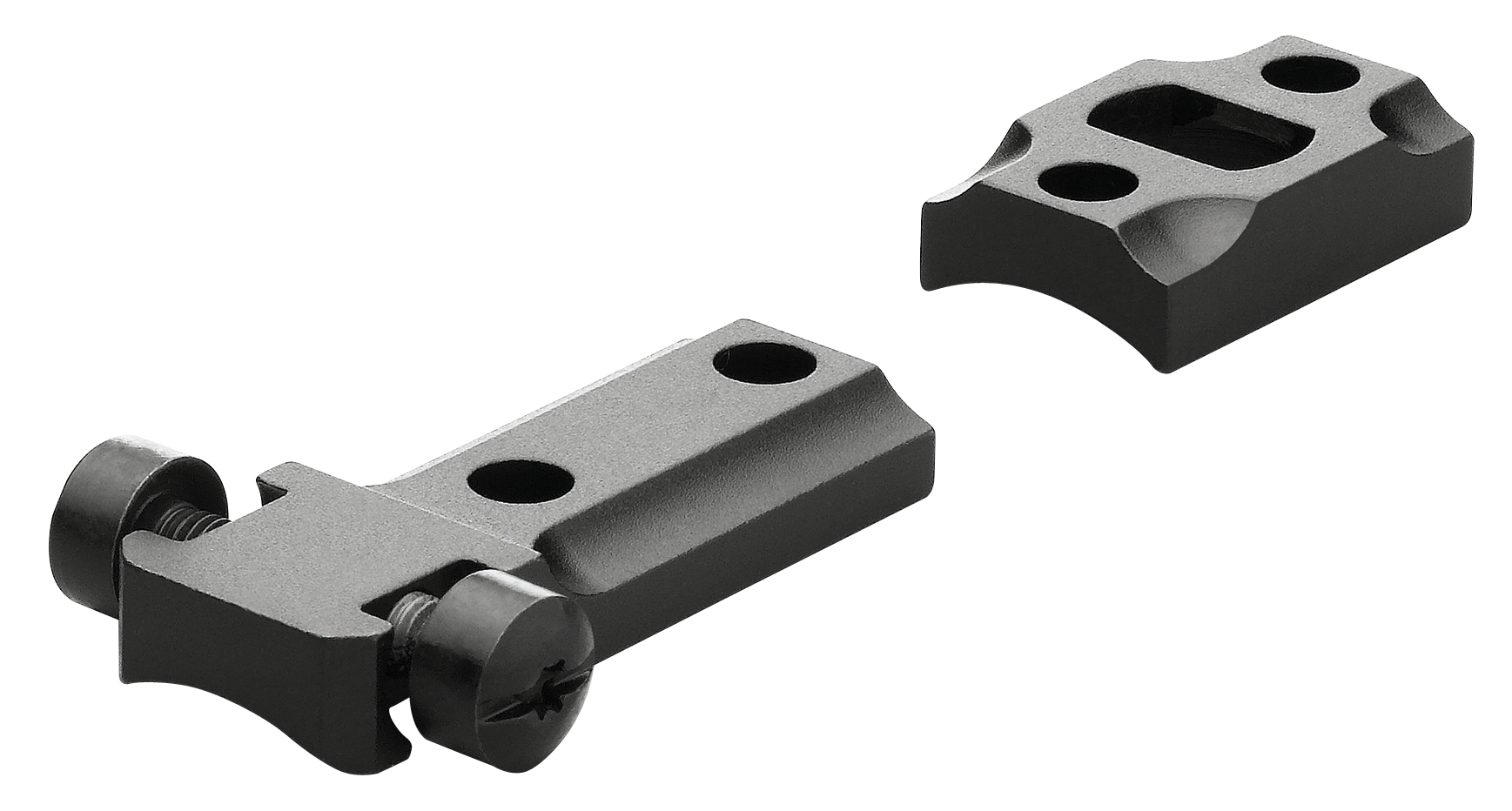 Leupold STD 2pc Mount Set for Ruger Amer. Rifle Reversible Rear, Matte Black - 120092