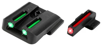 TRUGLO SIGHT SET FIBER OPTIC - S M SET