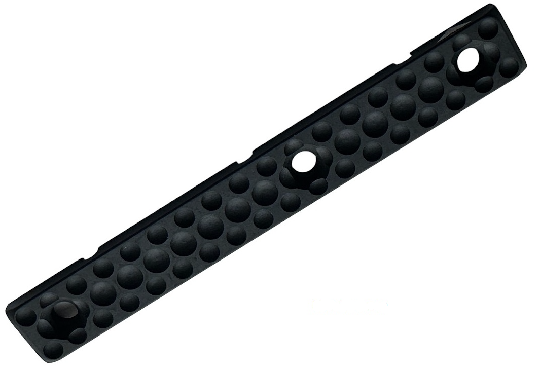 Forward Controls Design -  Panel, Cable Management, aluminum, black, 4.73" 3 MLOK slot - PCM-XL, Black