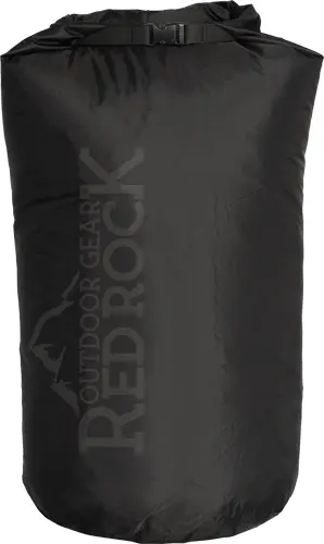 RED ROCK ROLL TOP DRY BAG - 4 LITER WATERPROOF BLACK