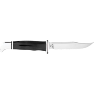 Buck Knives 102 Woodsman Fixed Blade Knife 4" Clip Point 420HC Satin Blade Phenolic Handle Black