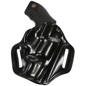 Galco CM270B Combat Master OWB Black Leather Belt Slide Fits Browning Hi-Power/Springfield SA-35/Girsan MC P35/Match Right Hand