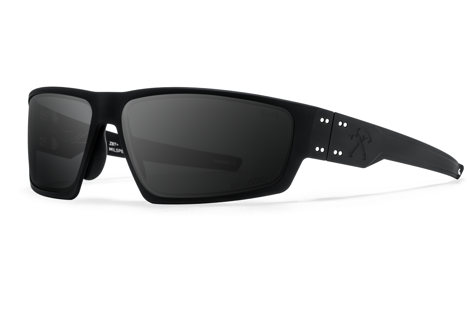 Gatorz Jack Carr Warhawk Sunglasses - MilSpec Ballistic Anti-Fog Smoke Lens