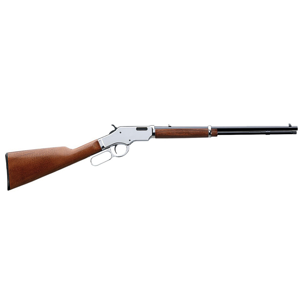 Taylors & Company 550223 Uberti Scout 22 LR Caliber with 14+1 Capacity, 19″ Blued Barrel, Chrome-Plated Metal Finish & Walnut Stock Right Hand (Full Size) - No Credit Card Fees - Low, flat rate shipping