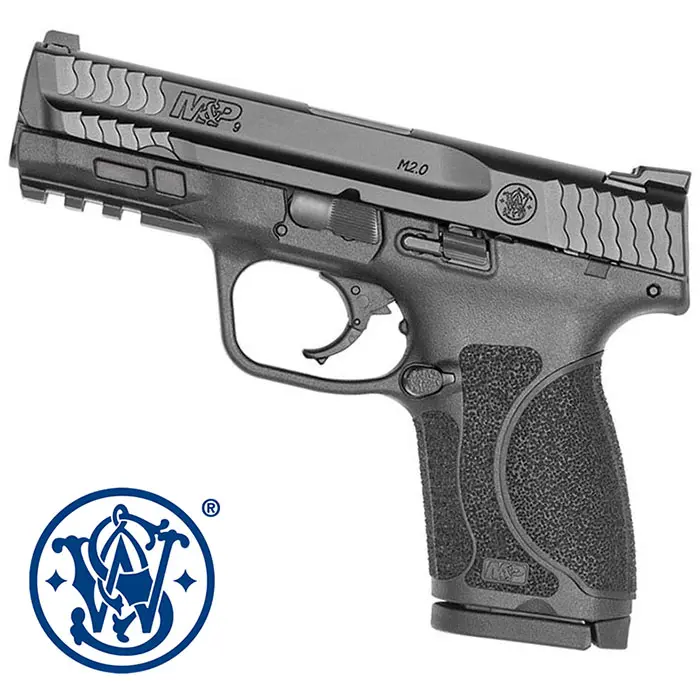 S M 2.0 Compact 9MM 4 inch 15-Round Black