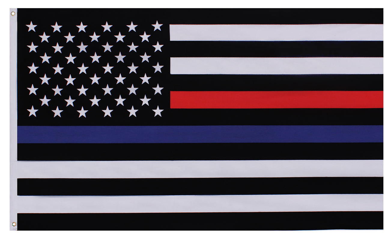 Rothco Thin Blue And Thin Red Line Flag
