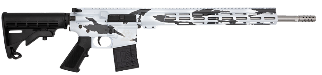 Great Lakes AR-15 .450 Bushmaster Snow Camo Rifle
