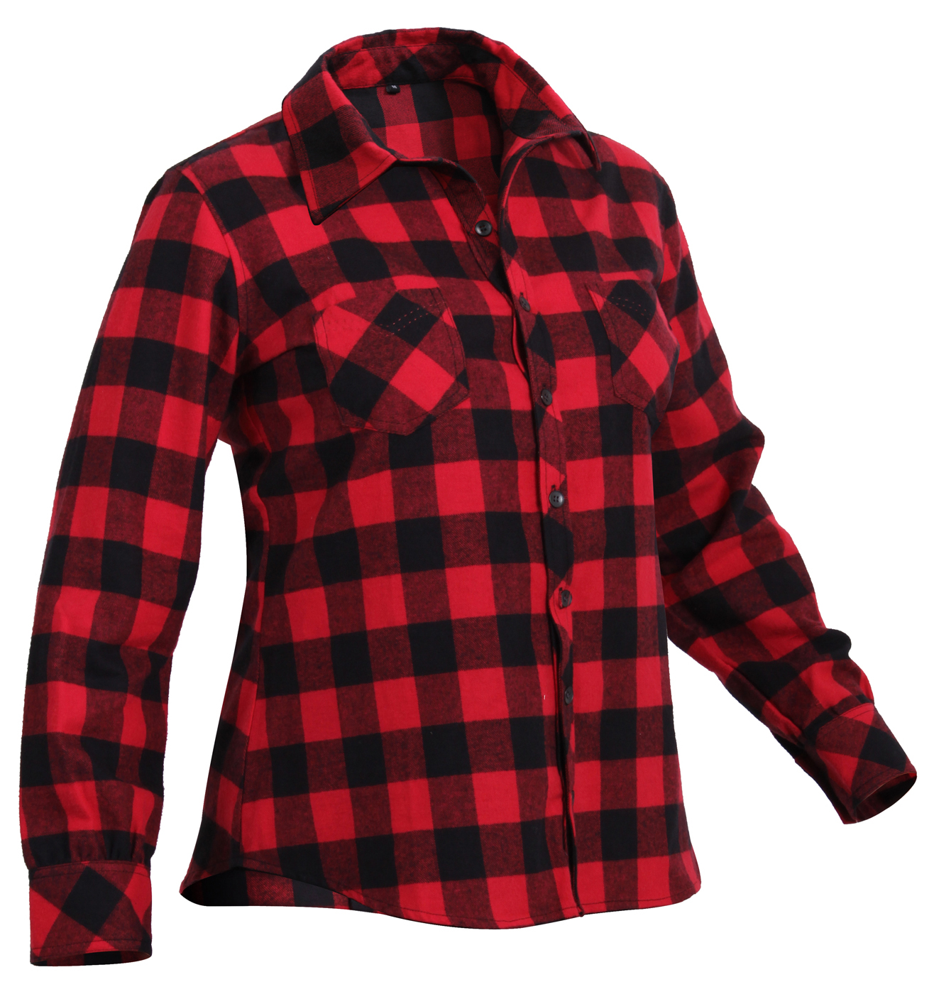 Rothco Womens Plaid Flannel Shirt - Medium