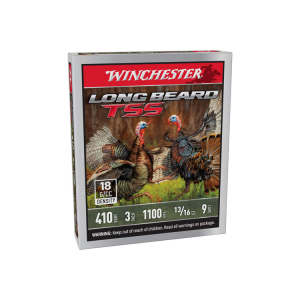 Winchester Long Beard TSS 410 Bore 3\" 13/16 oz #9 Tungsten Super Shot 5 Rd Box