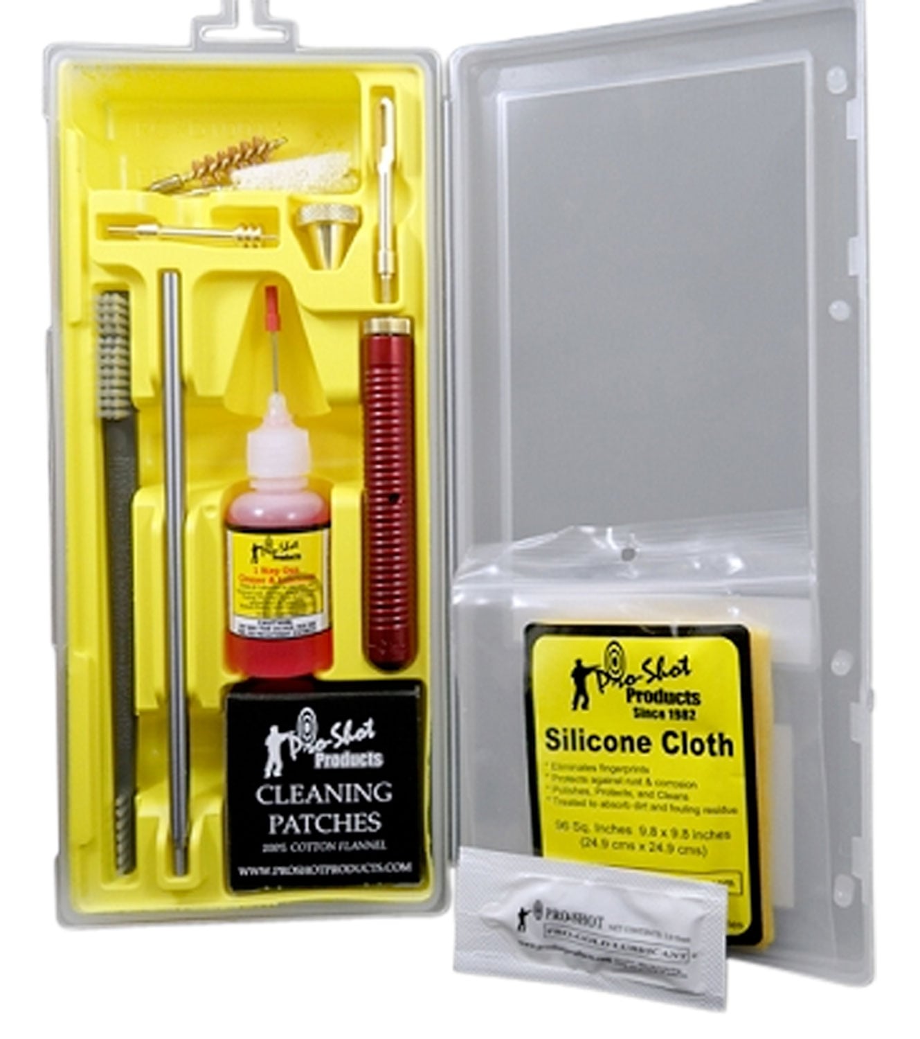 ProShot Classic .38/.357/9mm Pistol Slotted Tip Cleaning Box Kit - P38/9KIT