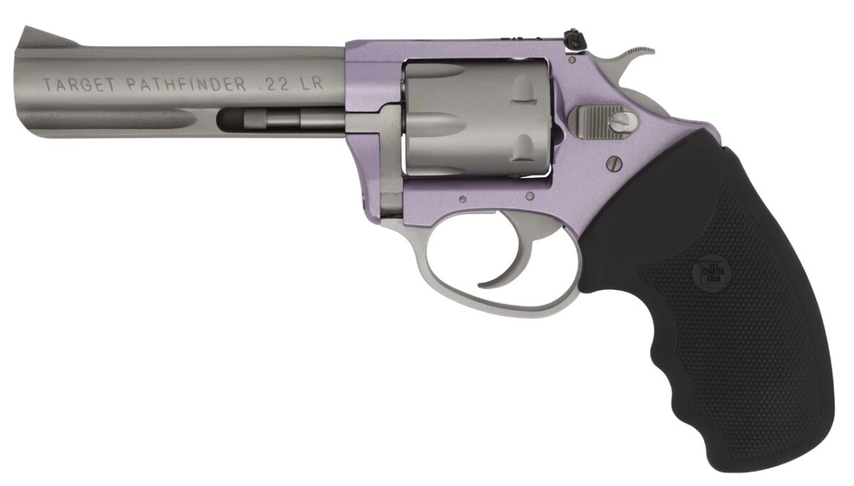 Charter Arms PATHFINDER LAV LADY 22LR 4.2"# LAVENDER/STAINLESS | 6 SHOT