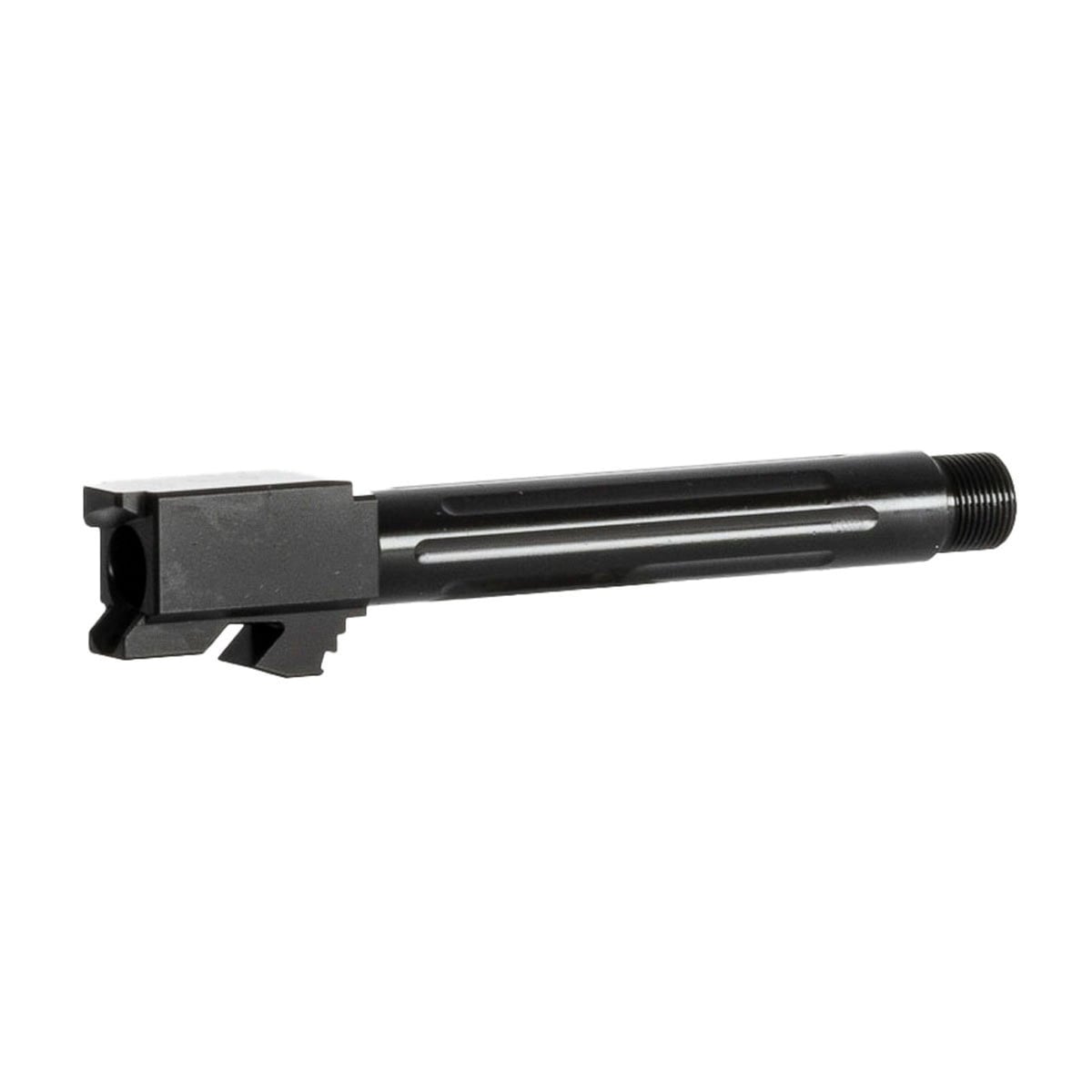 Brownells Threaded Fluted Barrel 9mm Fits Glock Gen 1-4 G17, Black