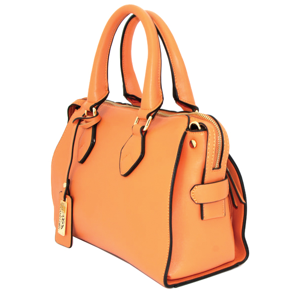 Rugged Rare Cameleon Bella Holster Ambidextrous Vegan Leather, Orange