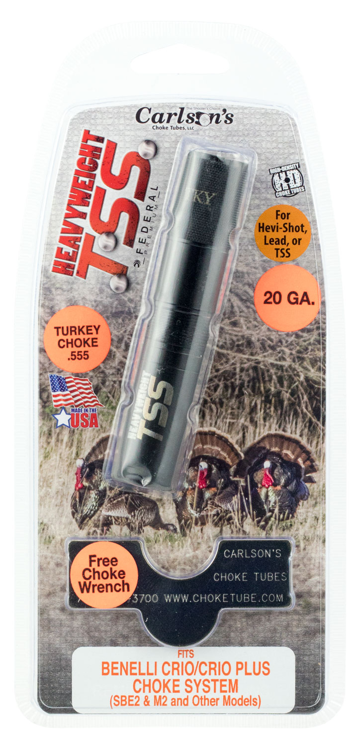 Carlson's Choke Tubes TSS 20 Gauge Benelli Crio Plus Turkey Choke Tube, Black - 38018
