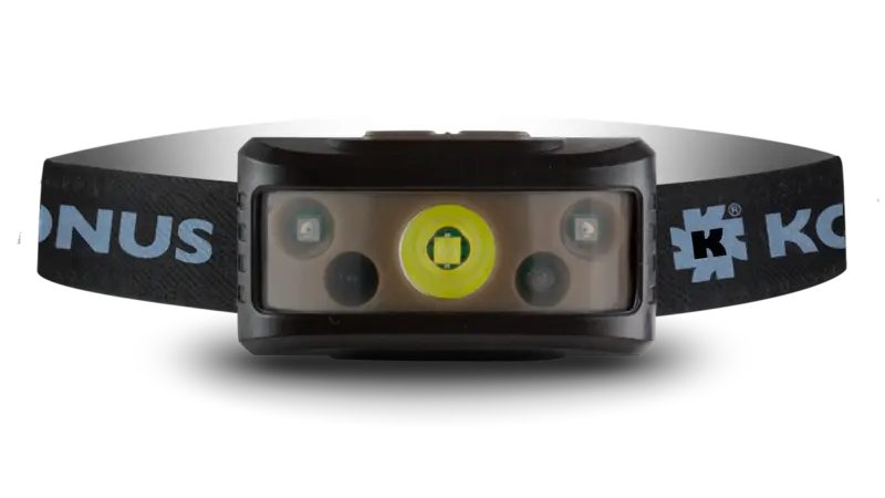 Konus Konusflash-7 Rechargeable Headlamp 236 lumens 4 modes w Hand Motion Sensor