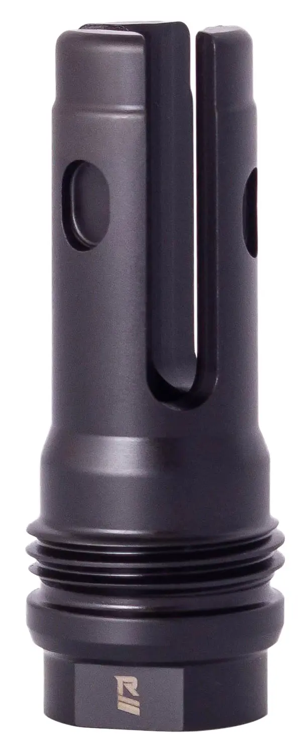 Rugged Suppressor FH003 R3L Flash Mitigation System Black with 5/8"-24 tpi Threads 2.60" OAL for 7.62mm Radiant762, Surge762, Razor762 Micro30 Suppressors