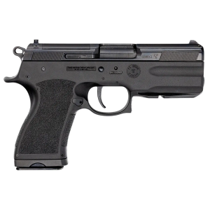 FK Brno US TMTPSDC PSD Compact Frame 7.5 FK 14+1 4.30 Black Nitride Tilting Steel Barrel, Dark Gray Nitride Steel Optic Cut/Serrated Slide, Black Polymer Frame w/Accessory Rail, Textured Grip
