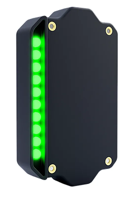 Caldwell AR500 Steel Flash Bang Indicator Target  Batteries Included (Black)